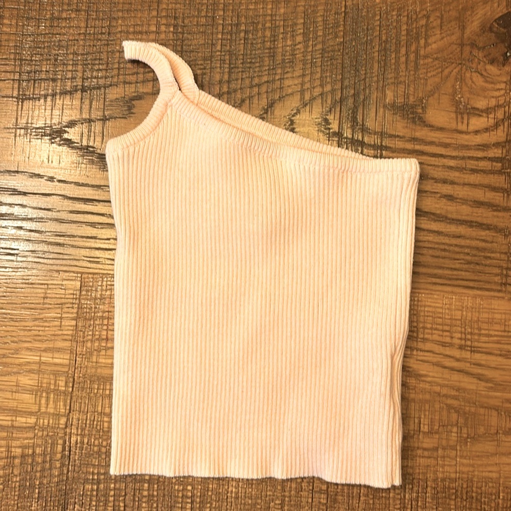 Raised by water one strap tank PINK